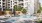 a large building with a pool in front of it